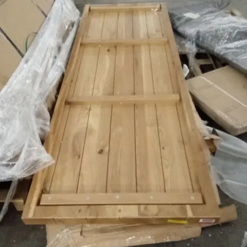 LARGE WOODEN DESIGNER DINING TABLE