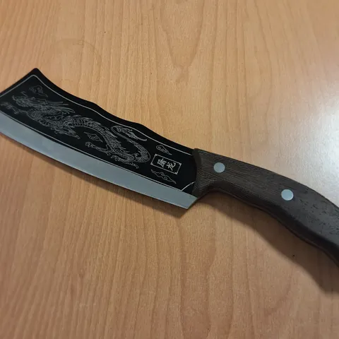 8" HEAVY KITCHEN KNIFE WITH SQUARED BLADE