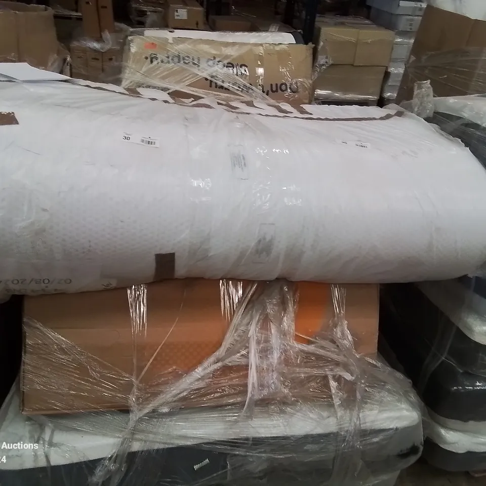 PALLET CONTAINING VARIOUS MATTRESSES SIZES AND SPECS VARY