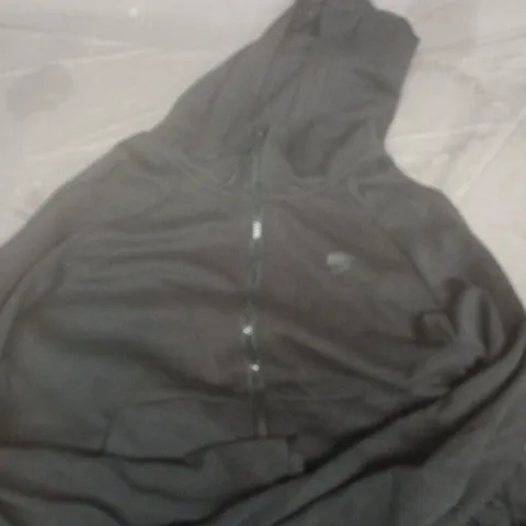 NIKE BLACK ZIP-UP HOODED JACKET - S
