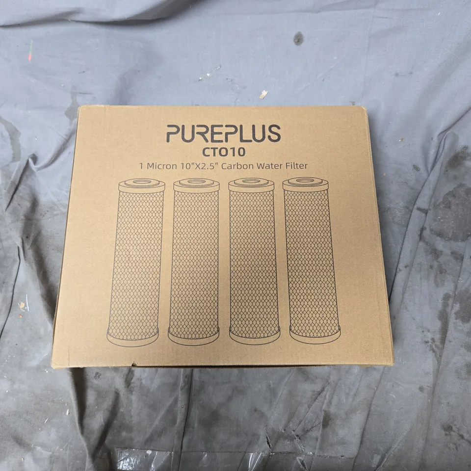 PUREPLUS CT010 1 MICRON WATER FILTER CARTRIDGES – 10IN X 2.5IN, 4-PACK