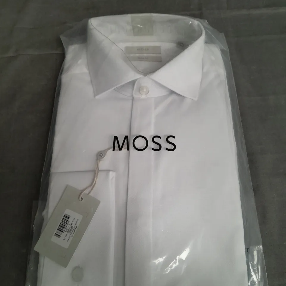 SEALED MOSS SLIM FIT WHITE SHIRT - 14 1/2 - 37