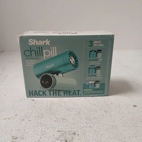 SHARK CHILL PILL – 3-IN-1 COOLING FAN & MIST SYSTEM