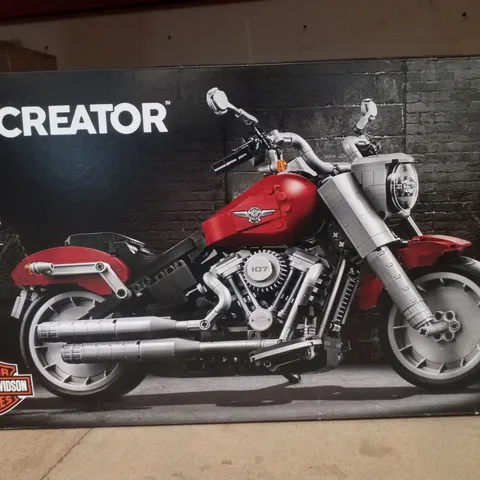 BOXED LEGO CREATOR 10269 HARLEY-DAVIDSON FAT BOY