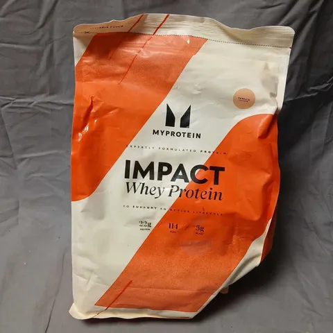 MYPROTEIN IMPACT WHEY PROTEIN – VANILLA, 2.5KG, RESEALABLE POUCH