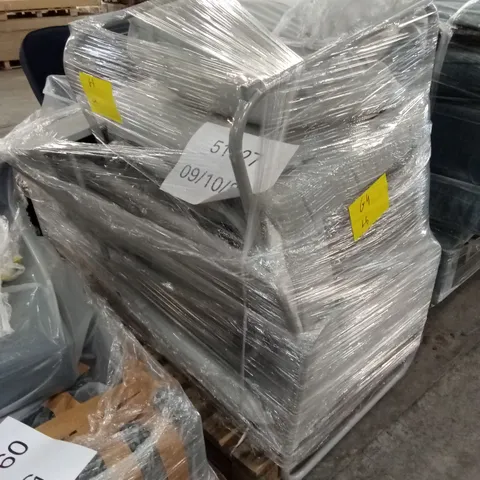 PALLET OF ASSORTED INCOMPLETE DESIGNER SOFAS AND UPHOLSTERY ITEMS