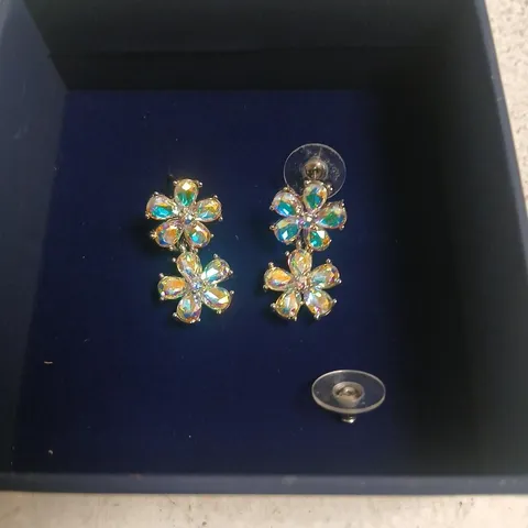 BUTLER & WILSON FLOWER BLOOM EARRINGS