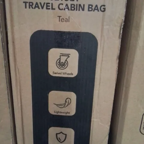 BOXED LUGG JETSET TRAVEL CABIN BAG TEAL
