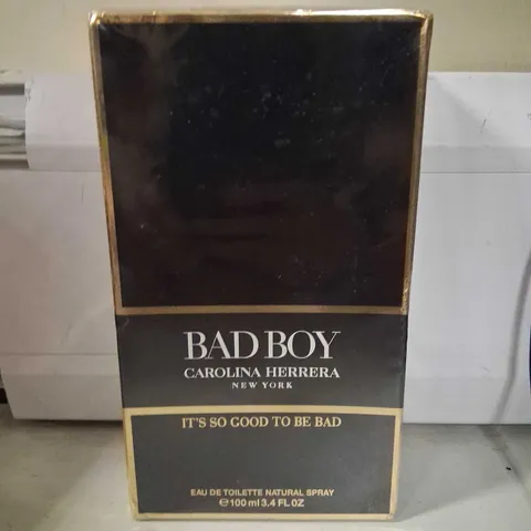 BOXED AND SEALED CAROLINA HERRERA BAD BOY IT'S SO GOOD TO BE BAD EAU DE TOILETTE 100ML