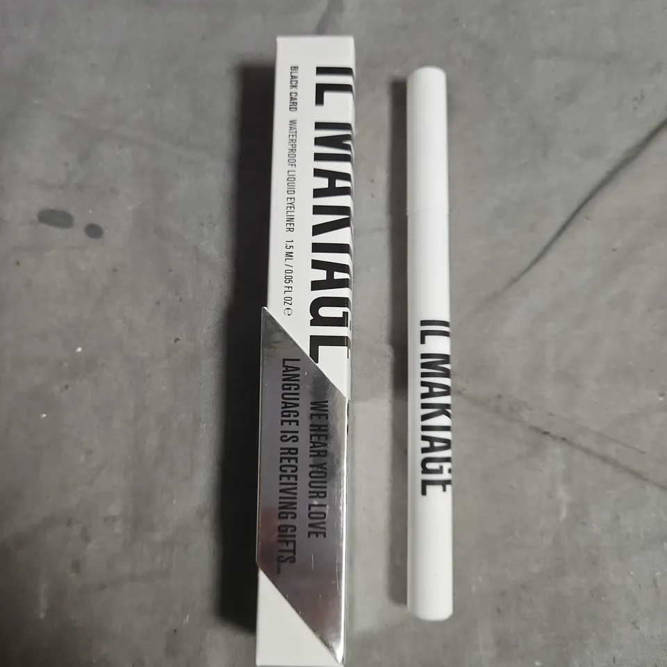BOXED IL MAKIAGE WATERPROOF LIQUID EYELINER – BLACK CARD, 1.5 ML