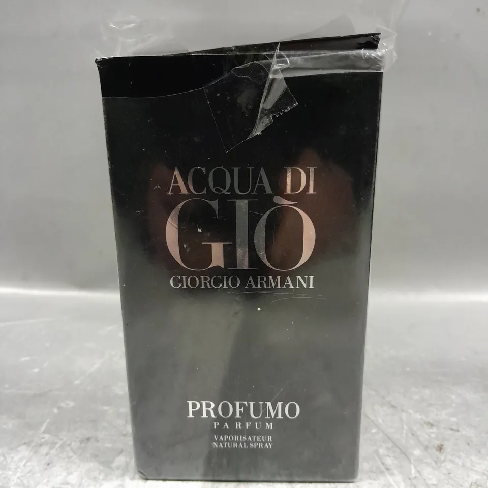 BOXED GIORGIO ARMANI ACQUA DI GIO PROFUMO PARFUM 125ML