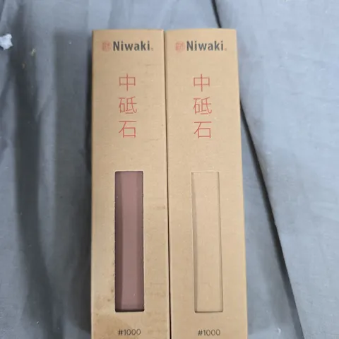 4 ASSORTED NIWAKI KNIFE SHARPENING TOOLS