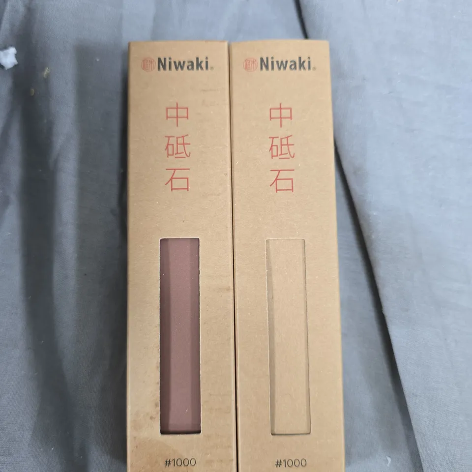 4 ASSORTED NIWAKI KNIFE SHARPENING TOOLS