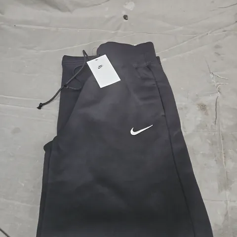 NIKE BLACK JOGGERS WITH WHITE SWOOSH – WOMENS - XS