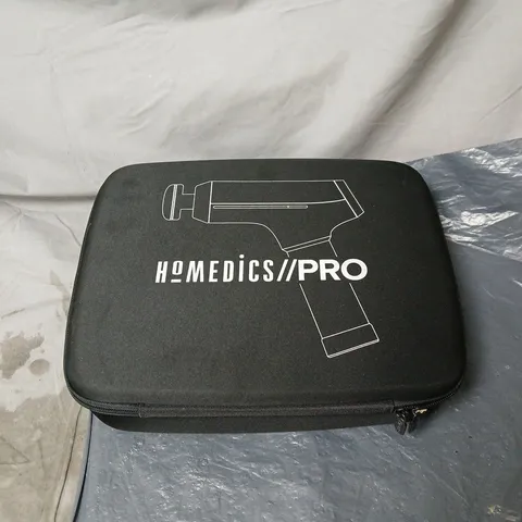 HOMEDICS PRO MASSAGE GUN IN TRAVEL CASE UNBOXED