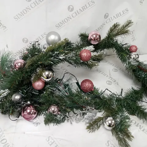 HOME REFLECTIONS PRE-LIT EMBELLISHED GARLAND