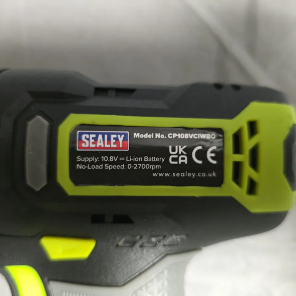 SEALEY 10.8V CORDLESS DRILL/DRIVER – CP108VCIW