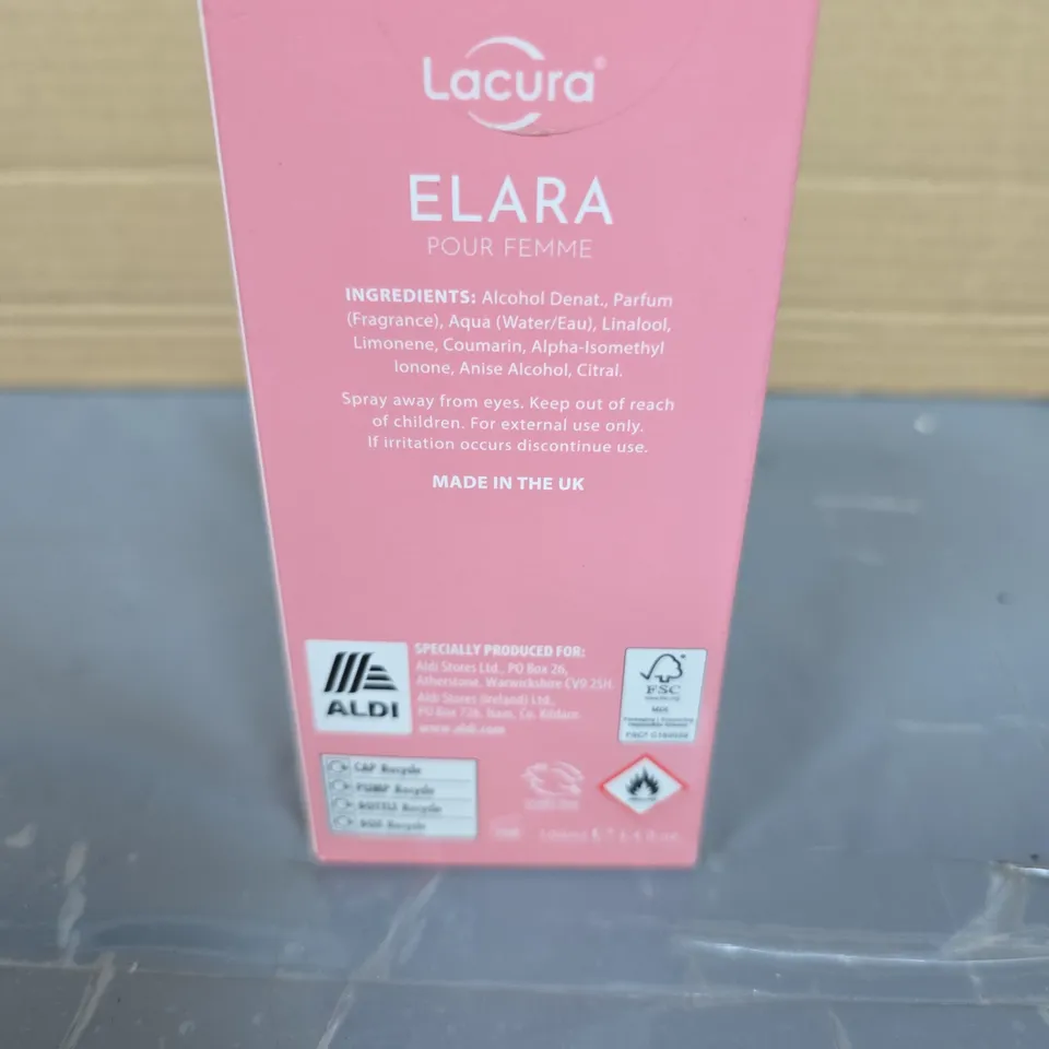 LACURA ELARA POUR FEMME EAU DE PARFUM – BOXED PINK PACKAGING