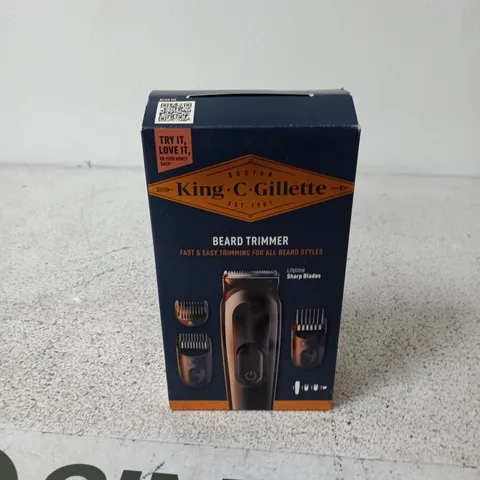KING C. GILLETTE BEARD TRIMMER – BOXED