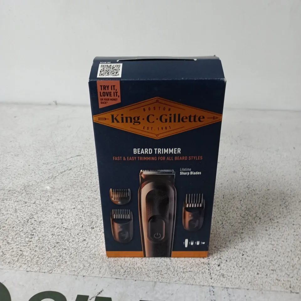 KING C. GILLETTE BEARD TRIMMER – BOXED