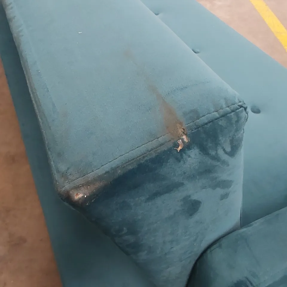 CADIZ VELVET SOFA BED - TEAL RRP £449