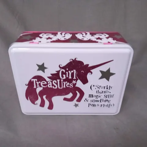 SIX GIRL TREASURES TINS