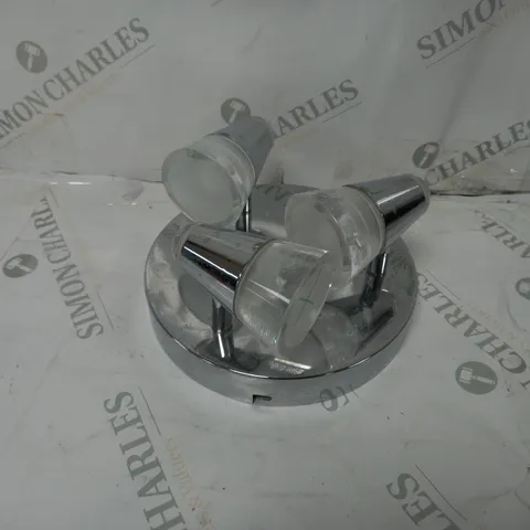 BOXED JOHN LEWIS LUCCA 3 LIGHT BATHROOM SPOLIGHT PLATE