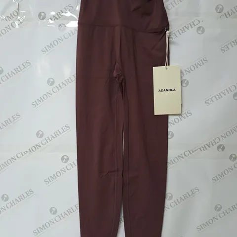 ADANOLA BURGUNDY LEGGINGS SIZE XS