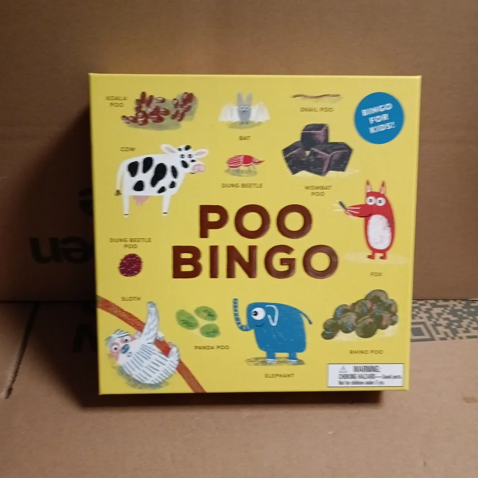 SEALED ANIMAL POO BINGO GAME