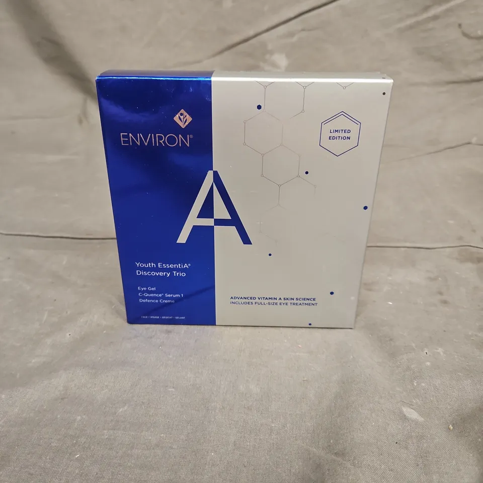 SEALED ENVIRON YOUTH ESSENTIA DISCOVERY TRIO ADVANCED VITAMIN A SKIN SCIENCE