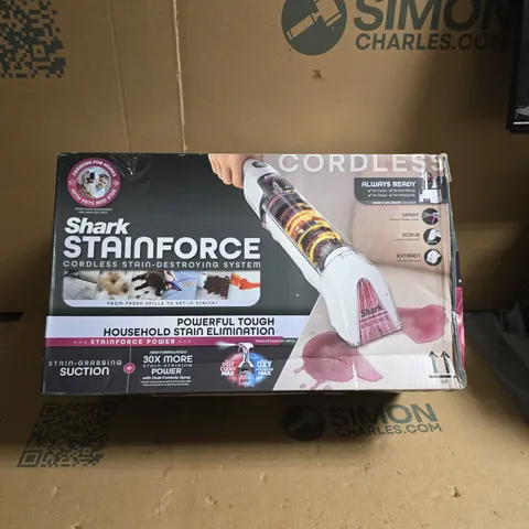 SHARK STAINFORCE CORDLESS STAIN-DESTROYING SYSTEM – BOXED