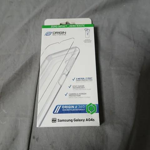 BOX OF APPROXIMATELY 50 ORIGIN 360 SCREEN PROTECTOR FOR SAMSUNG GALAXY A04S