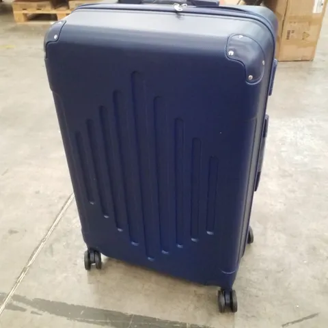 BOXED FCH 3PC HARD SHELL TRAVEL SUITCASES - DARK BLUE
