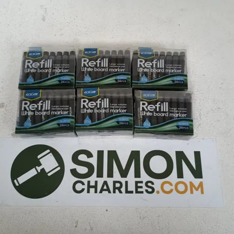 REFILL WHITEBOARD MARKERS – 6 BOXES.