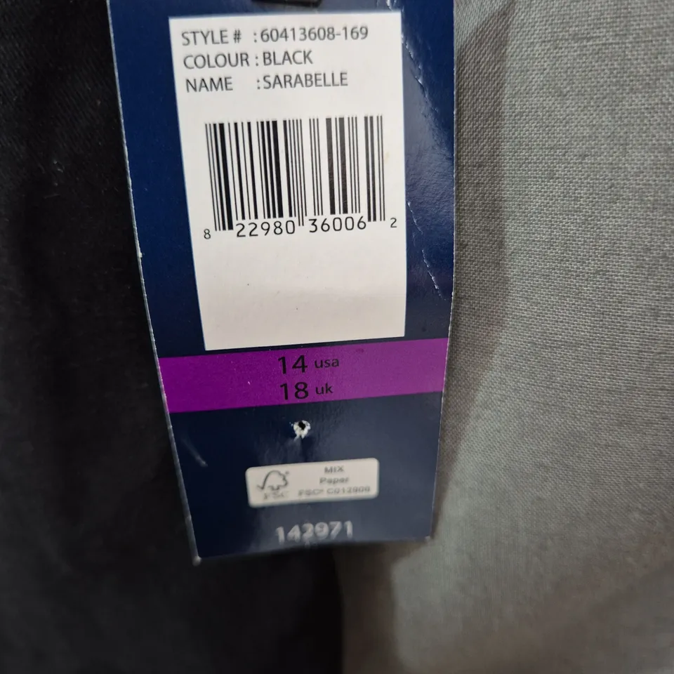 BANDOLINO SARABELLE BLACK WOMEN'S TROUSERS, US 14 / UK 18, STYLE 60413608-169