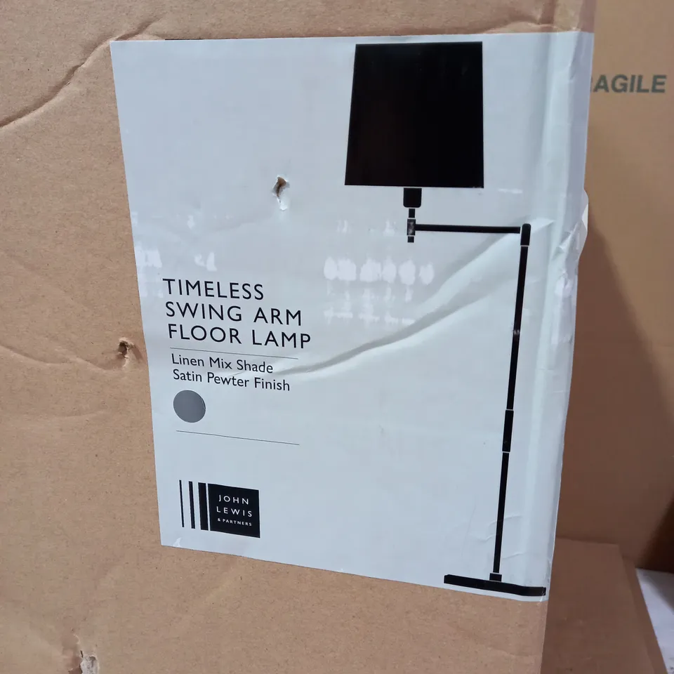 JOHN LEWIS TIMELESS SWING ARM FLOOR LAMP 