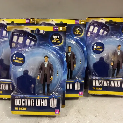 LOT OF 4 DOCTOR WHO SERIES 7 FIGURINES