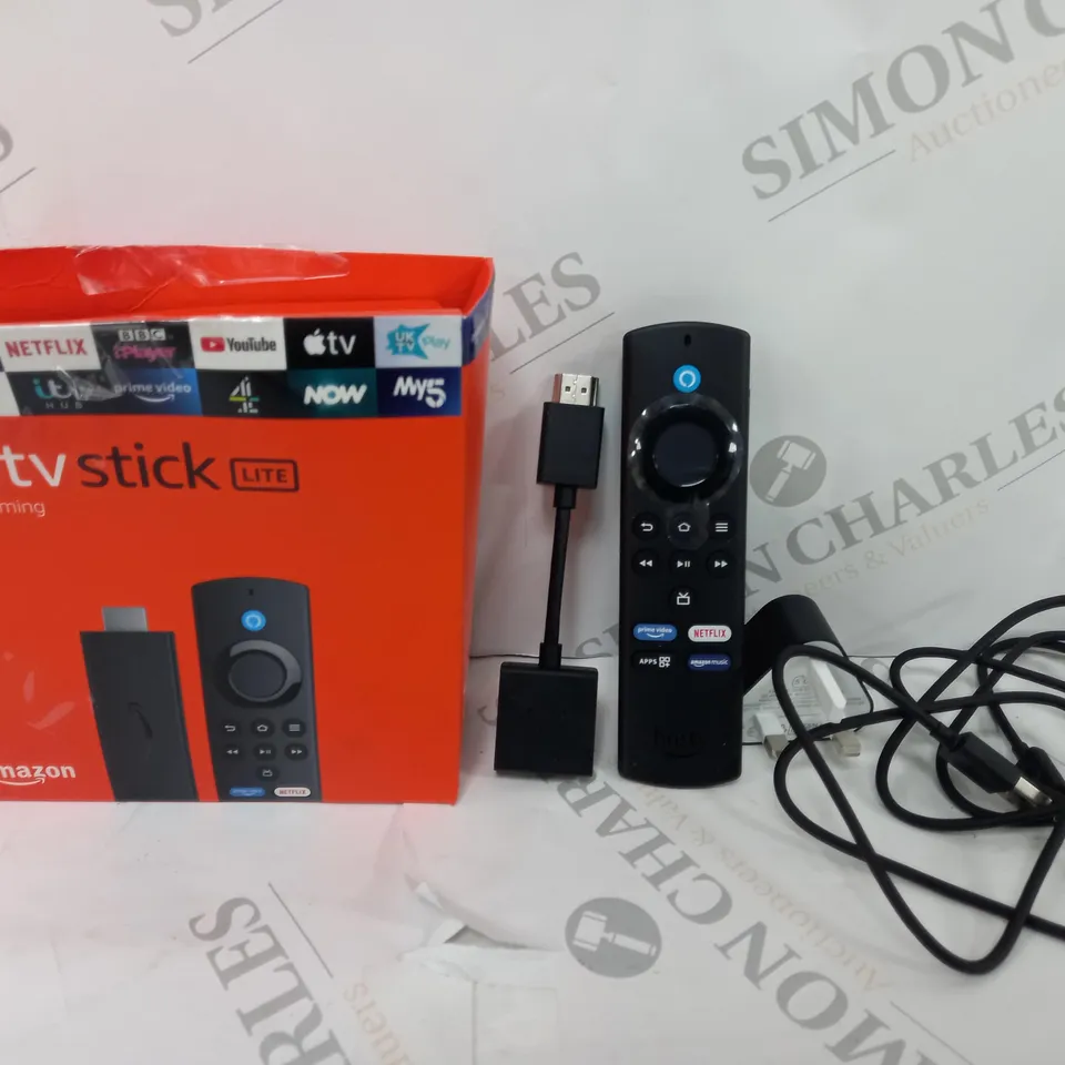 BOXED AMAZON FIRE TV STICK LITE