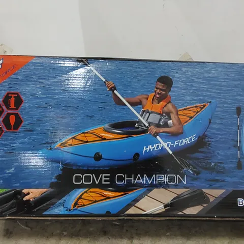 BOXED HYDRO-FORCE COVE CHAMPION INFLATABLE KAYAK (1 BOX)