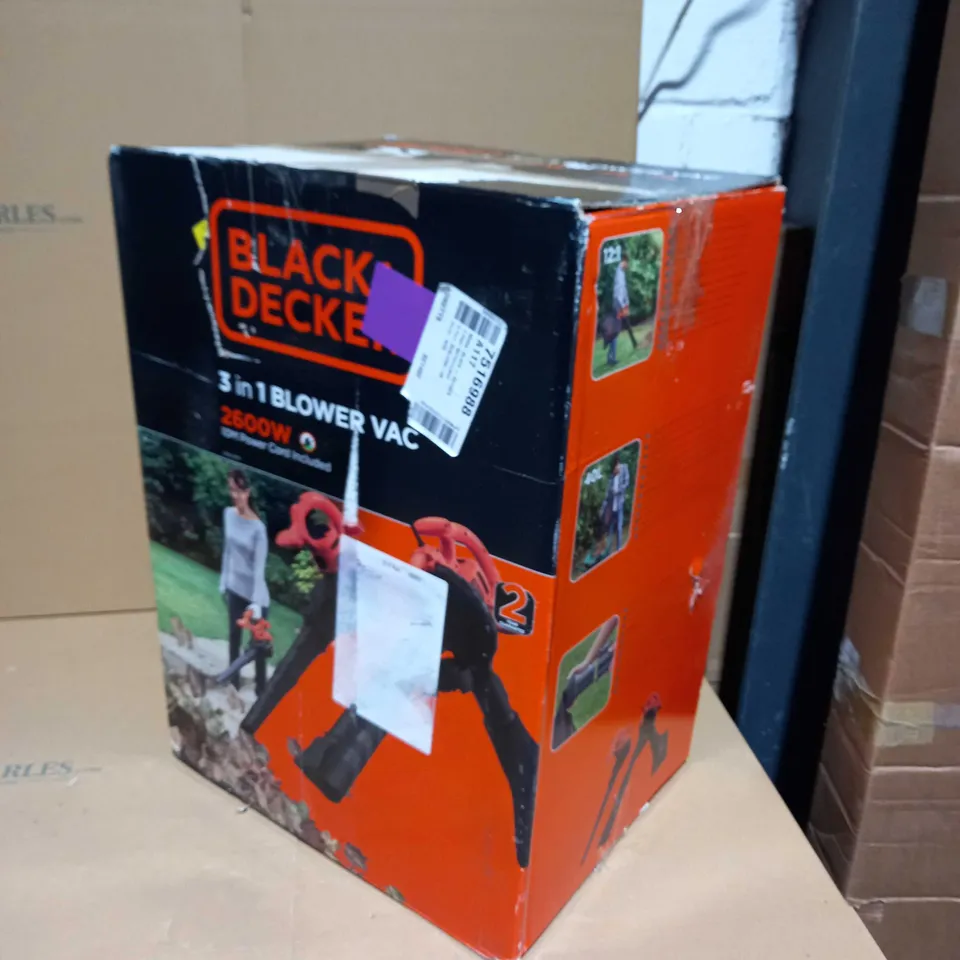 BLACK+DECKER BLOWER VAC 