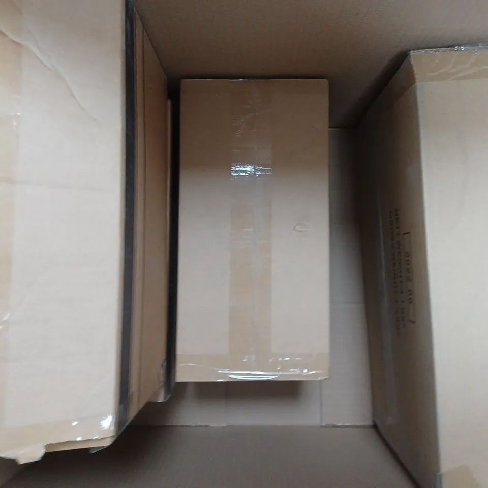 BOX OF APPROXIMATELY 15 ASSORTED HOUSEHOLD ITEMS TO INCLUDE PLASTIC MASON JARS W. MULTICOLOUR LIDS, SCENTED CANDLE, ETC - COLLECTION ONLY