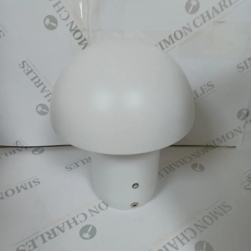 MUSHROOM TABLE LAMP - JOHN LEWIS WHITE 