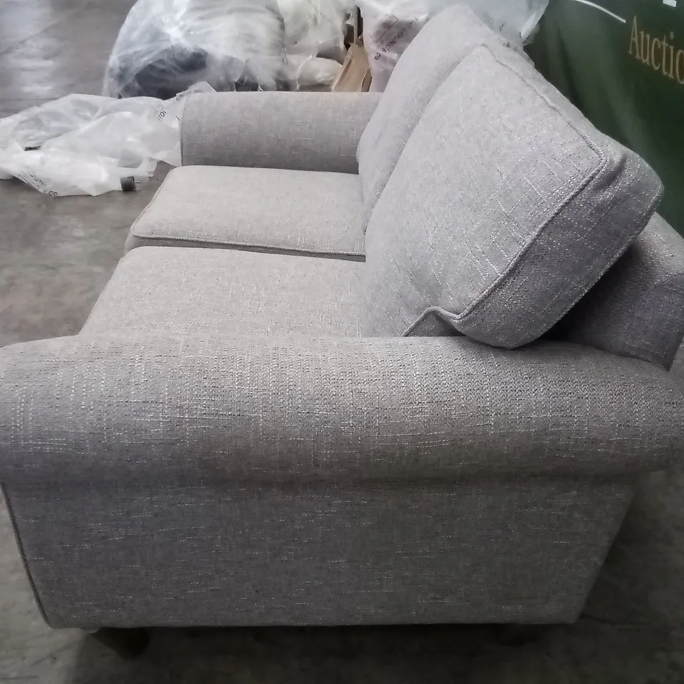 QUALITY THE LOUNGE CO DESIGNER 2 SEATER SOFA - GREY FABRIC