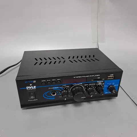 PYLEHOME PTA2 MINI COMPACT 2 X 40W STEREO POWER AMPLIFIER WITH AUX
