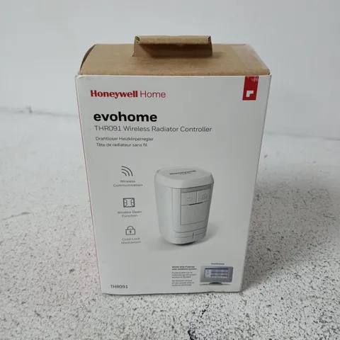 HONEYWELL HOME EVOHOME THR091 WIRELESS RADIATOR CONTROLLER – BOXED