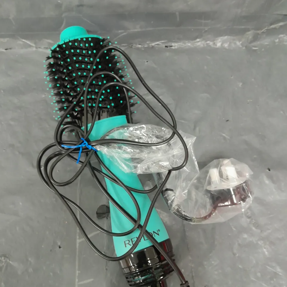 BOXED REVLON SALON HAIR DRYER AND VOLUMISER - TEAL RRP £49.99