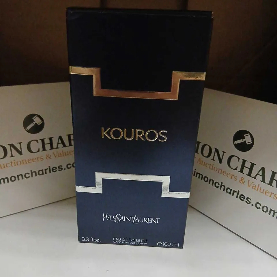 BOXED  YVES SAINT LAURENT KOUROS EAU DE TOILETTE 100ML
