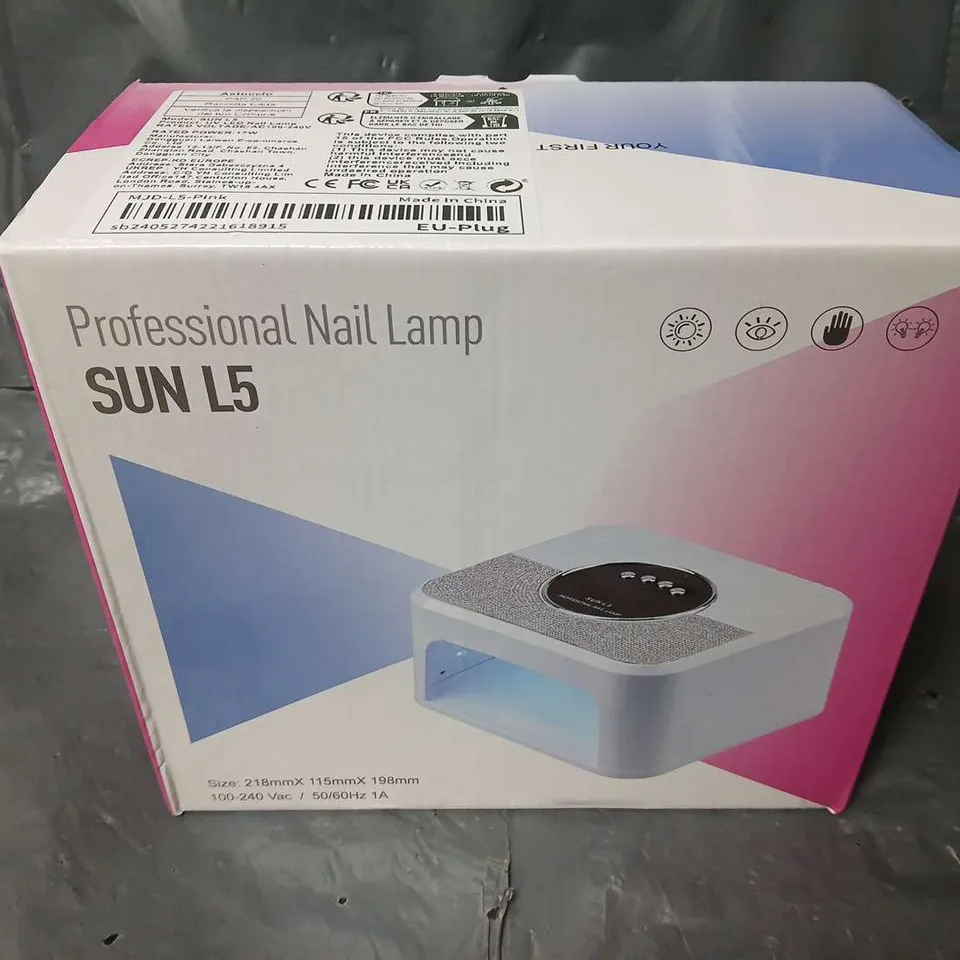 BOXED PROFESSIONAL NAIL LAMP SUN L5