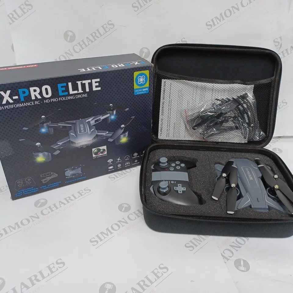 BOXED FX-PRO ELITE HIGH PERFORMANCE RC HD PRO FOLDING DRONE