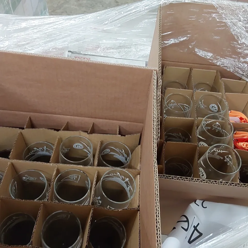 PALLET OF APPROXIMATELY 1044 BRAND NEW BOXED BIER CO 'SUPER DAD' 380ML BEER GLASSES 